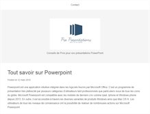 Tablet Screenshot of pro-presentations.com